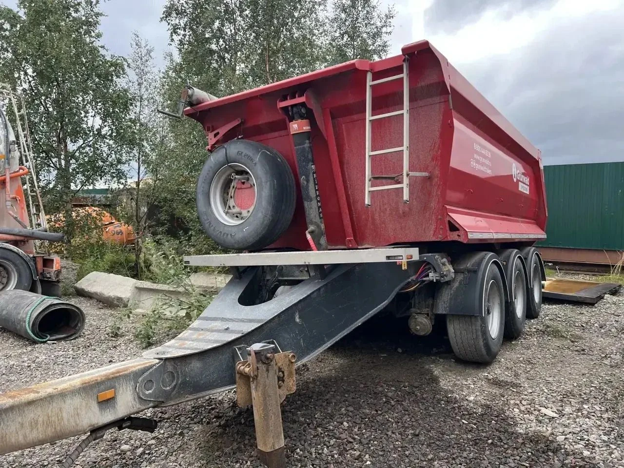 Прицеп-самосвал GRUNWALD GRW375