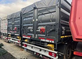 Специальное предложение Бортовой полуприцеп зерновоз FOX Trailer 924100